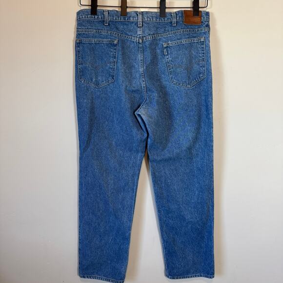 Vtg 80s 90s Levi's 549 Relaxed Fit Jeans W42 L32 Acid Wash Stone Wash USA Made - Picture 7 of 12